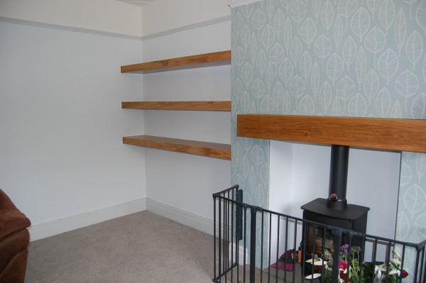 floating shelves